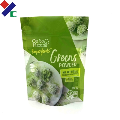 YC Clear Plastic Stand Up Zipper Pouch Custom Printed CPST For Snack Nuts