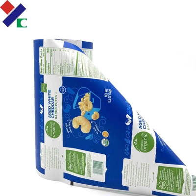 Aluminum Foil Food Packaging Film Roll Waterproof Metallised Bopp Film Gravure Printing