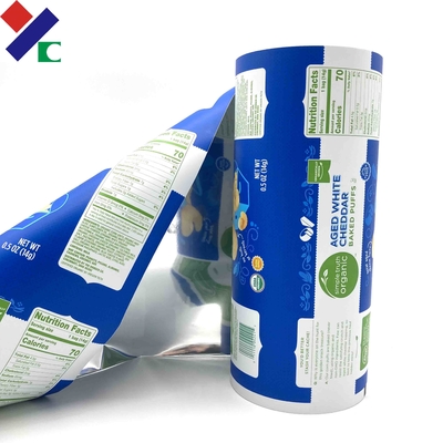 Aluminum Foil Food Packaging Film Roll Waterproof Metallised Bopp Film Gravure Printing