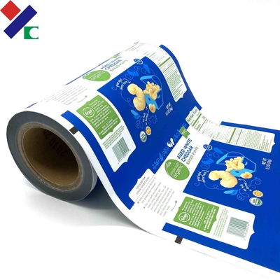 Aluminum Foil Food Packaging Film Roll Waterproof Metallised Bopp Film Gravure Printing