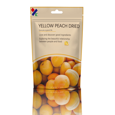 BRC Plastic Aluminum Foil Stand Up Zipper Pouch Snack Food Packaging
