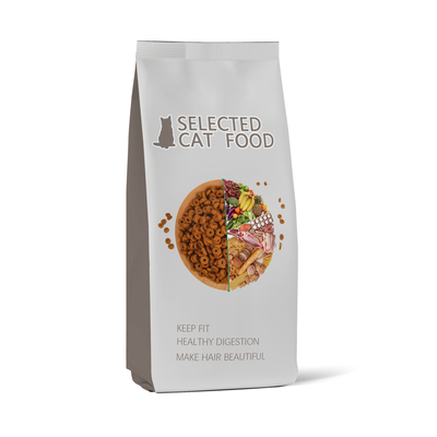20 Microns PET Dog Cat Food Packaging Bag Aluminum Foil Stand Up Pouch High Barrier