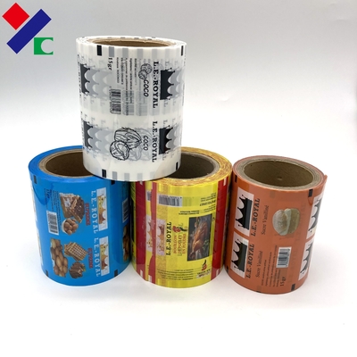 Flexible Plastic Sachet Metallic Food Packaging Film Roll Spice Powder Custom Printed