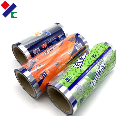 FDA Food Packaging Film Roll Multiple Layer Laminated Plastic Knife Fork Packing 120 Pieces
