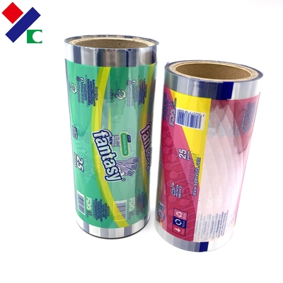 Laminated Food Packaging Film Roll PET / VMPET / PE 152mm With Custom Printing