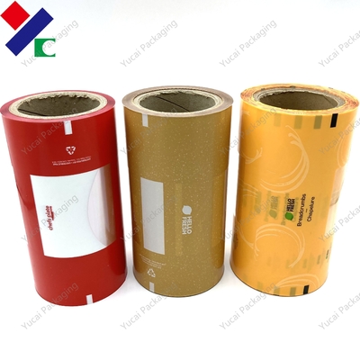 Printed Laminated Bopp Food Packaging Film Roll 1000m Self Heating