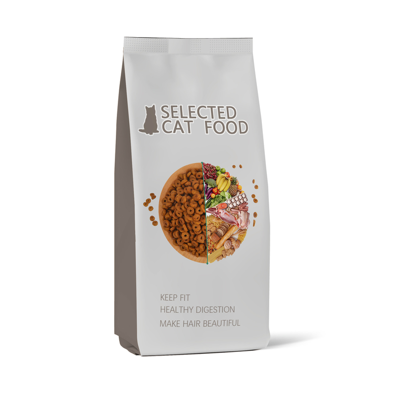 20 Microns PET Dog Cat Food Packaging Bag Aluminum Foil Stand Up Pouch High Barrier