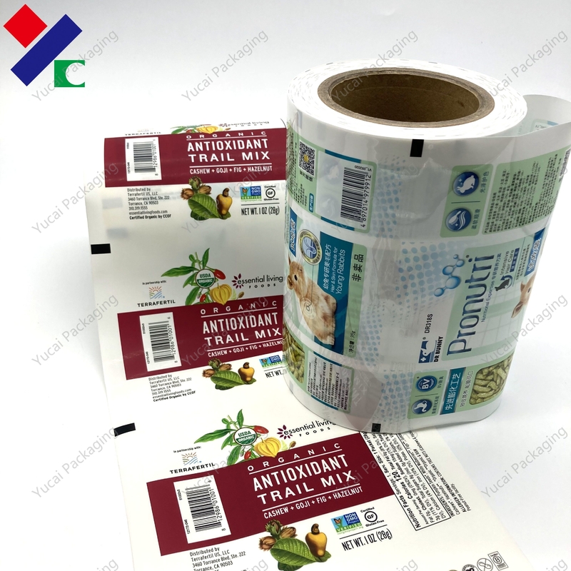 PET AL PE Aluminum Foil Food Packaging Film Roll Heat Seal